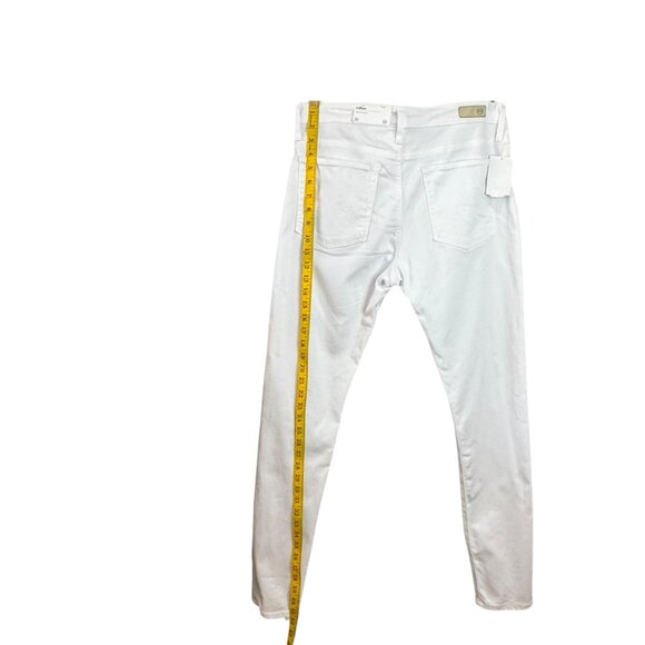 AG Farrah High Rise Skinny Jeans White Size 31 NWT - Picture 2 of 5